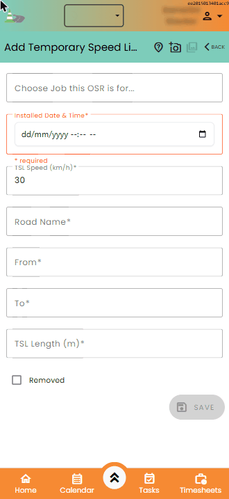 Add Temporary Speed Limit