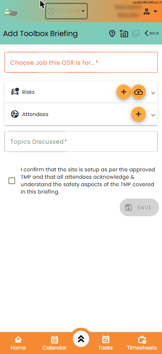 Add Toolbox Briefing